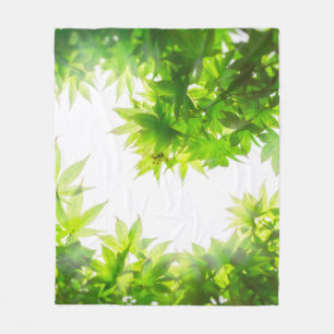 Maple tree tree leaf twig texture fleece blanket