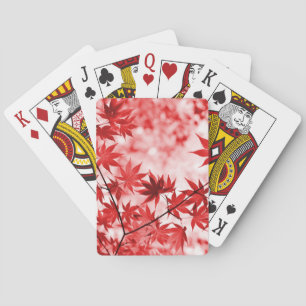 Maple Trees Leaves Design-29997 Playing Cards