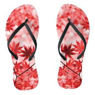 Maple Trees Leaves Design-29997 Thongs