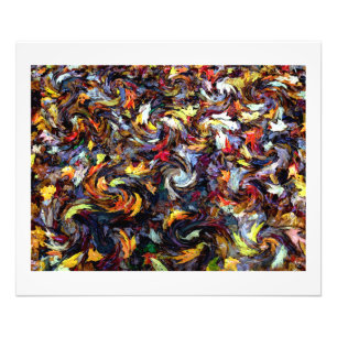 Maples in the Wind Digitally initialled Open Ed Photo Print
