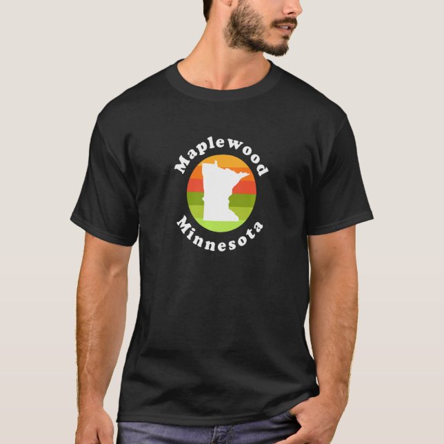 Maplewood Minnesota Outdoors Sunrise MN Souvenir   T-Shirt (Front)