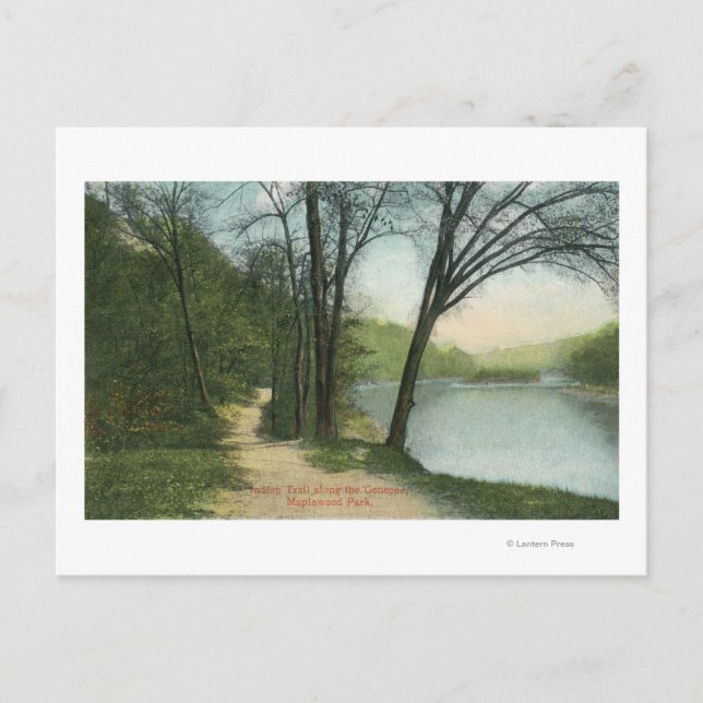 Maplewood Park Indian Trail Postcard (Front)