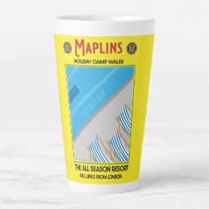 Maplins Vintage British Holiday Camps Latte Mug