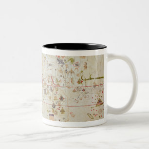 Mappa Mundi, 1502 Two-Tone Coffee Mug