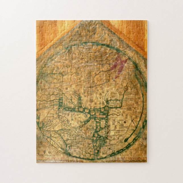 Mappa Mundi, c.1290 Jigsaw Puzzle (Vertical)