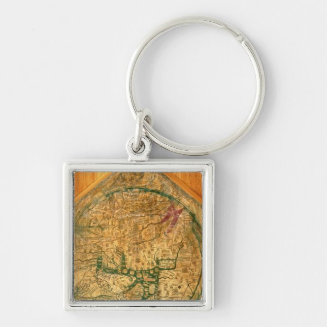 Mappa Mundi, c.1290 Key Ring (Front)