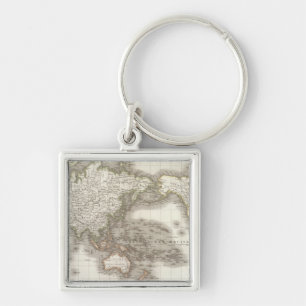 Mappemonde - Globe map Key Ring