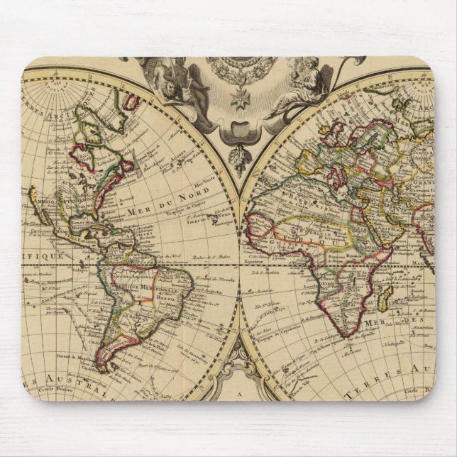 Mappemonde Mouse Pad (Front)
