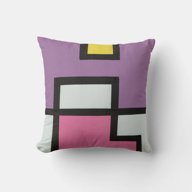 [mapper #2] Abstract Modern Geometric Cushion (Front)