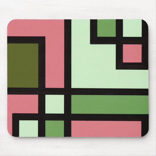 mapper #5 Mouse Pad Abstract Modern geometry (Front)