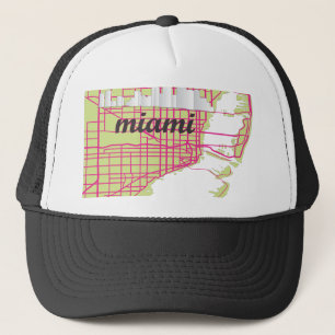 maps Miami Trucker Hat