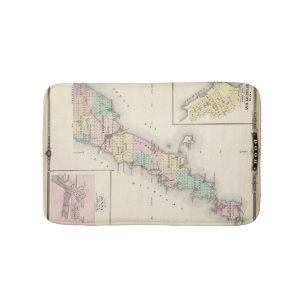 Maps of Door County, Sturgeon Bay and Jenny Bath Mat