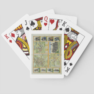 Maps of York, Shrewsbury, Lancaster, and Richmond, Playing Cards