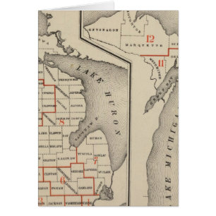 Maps showing the congressional districts