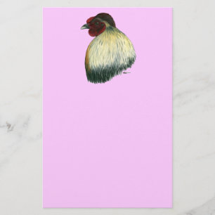 Mapuche Huastec Rooster Stationery