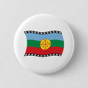 Mapuches Flag Button