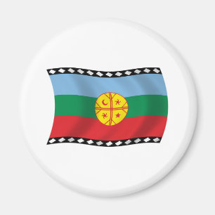 Mapuches Flag Magnet