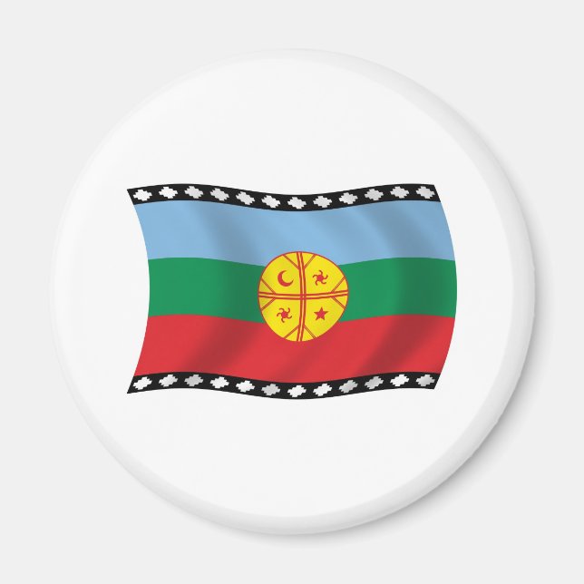 Mapuches Flag Magnet (Front)
