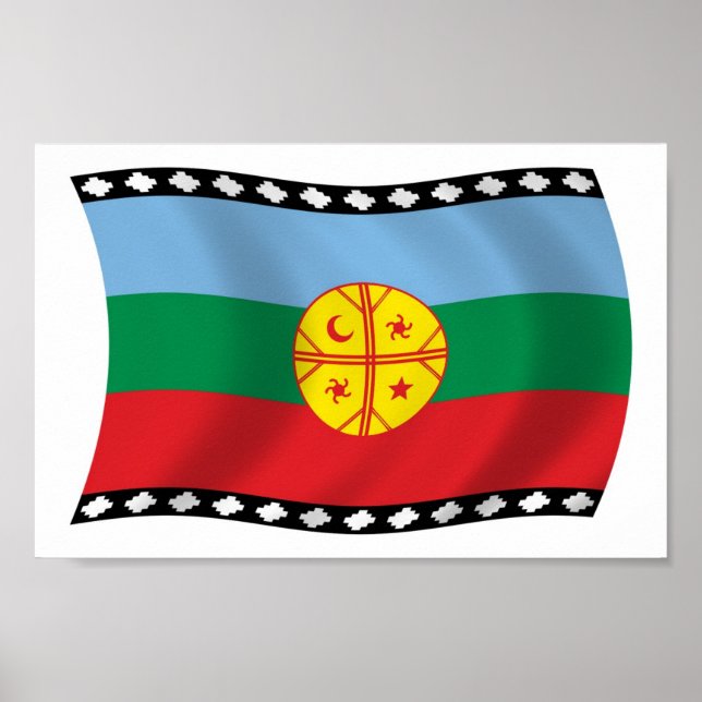 Mapuches Flag Poster Print (Front)