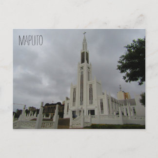 maputo cathedral postcard