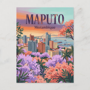 Maputo Skyline Mozambique Postcard