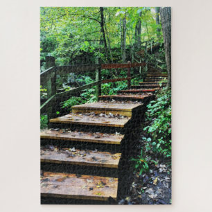 maquoketa caves state park staircase jigsaw puzzle