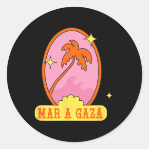 Mar A Gaza Usa Taking Over Gaza Classic Round Sticker
