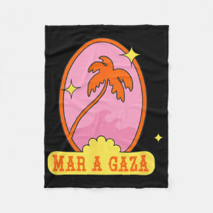 Mar A Gaza Usa Taking Over Gaza Fleece Blanket
