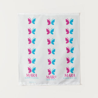 “MARA Digital Glow Rug” Tapestry