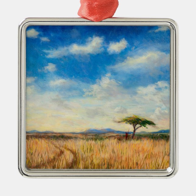 Mara Landscape 2012 Metal Ornament (Front)