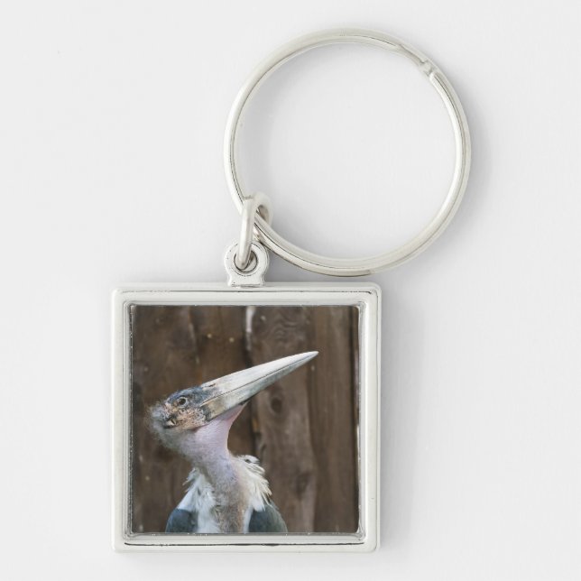 Marabou Stork Key Ring (Front)
