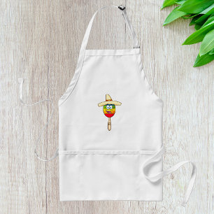 Maraca with Sombrero Colourful Fiesta Standard Apron
