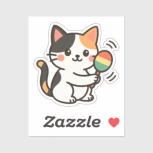 Maracas Calico Cat Fun Dance