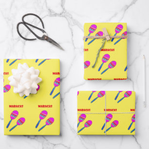 Maracas' Wrapping Paper Sheet