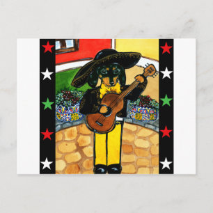 Marachi Doxie Postcard