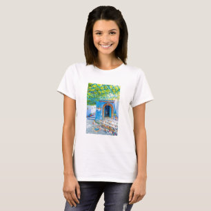 marakech beautiful moroccan city paint t shirt
