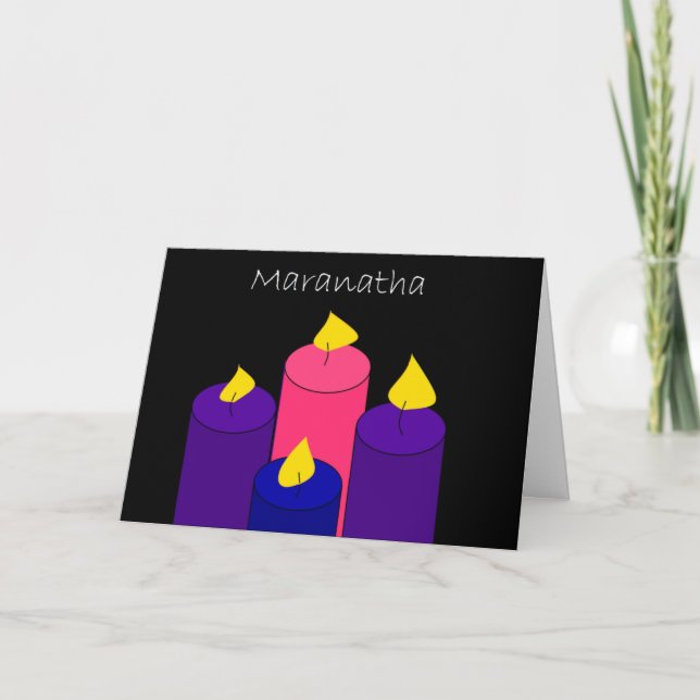 MARANATHA Folded Greeting Card (Front)