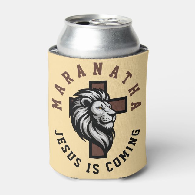Maranatha Jesus is coming  Can Cooler (Can Front)