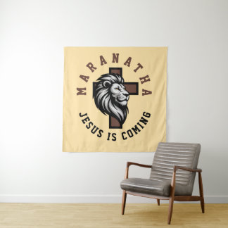 Maranatha Jesus is coming Tapestry