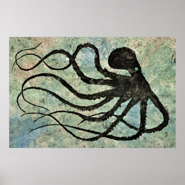 Maranda's Octopus - 36" x 24" Poster (Front)