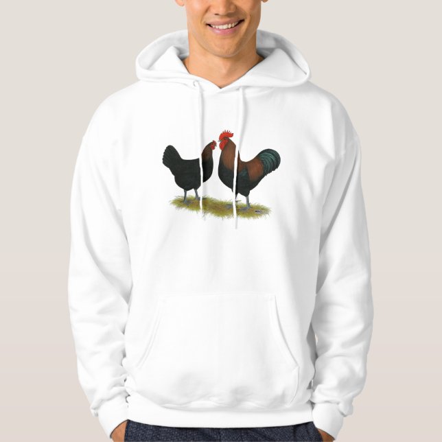Marans Black Copper Hoodie (Front)