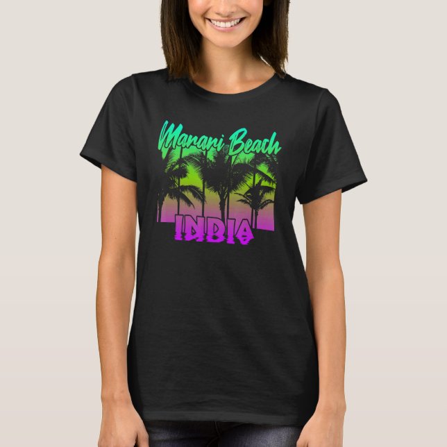 Marari Beach India T-Shirt (Front)