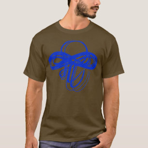 Marathi Text Me I am Infinite Blue T-Shirt