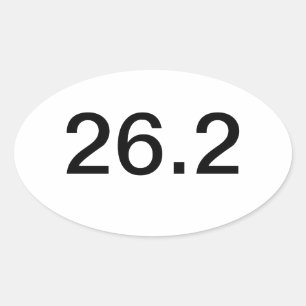 Marathon 26.2 Bumber Sticker
