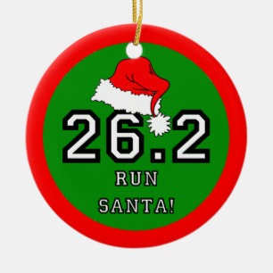 marathon ceramic ornament