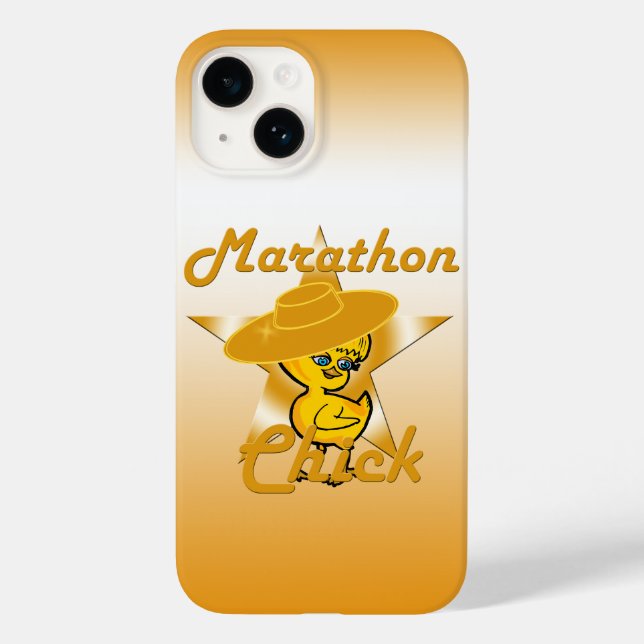 Marathon Chick #10 Case-Mate iPhone Case (Back)