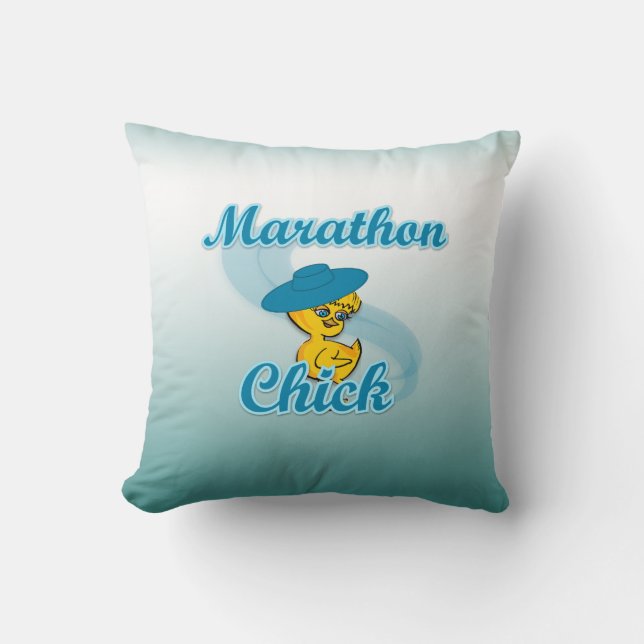 Marathon Chick #3 Cushion (Front)