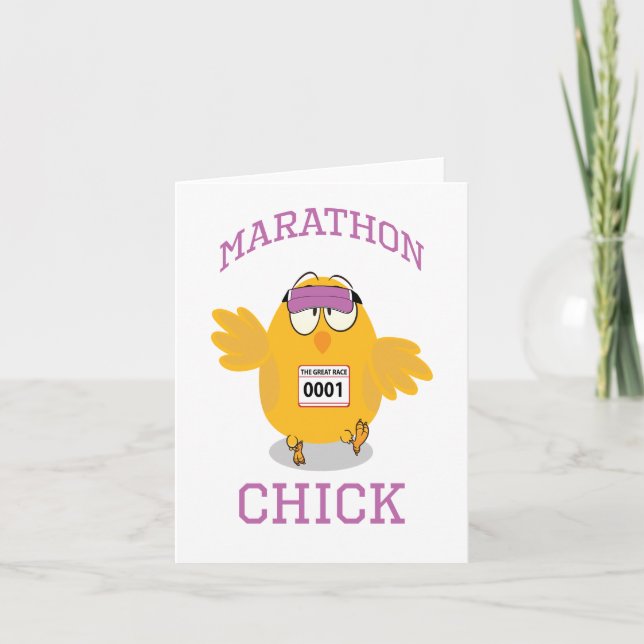 Marathon Chick Card (Front)