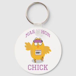 Marathon Chick Key Ring