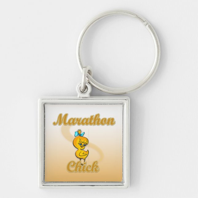 Marathon Chick Key Ring (Front)